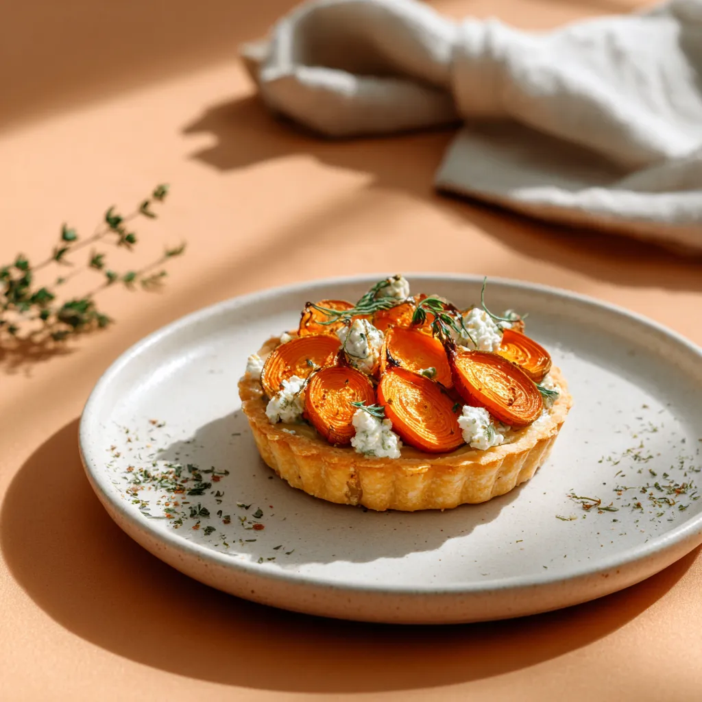 [2115] Tarte aux carottes rotie et feta crémeuse