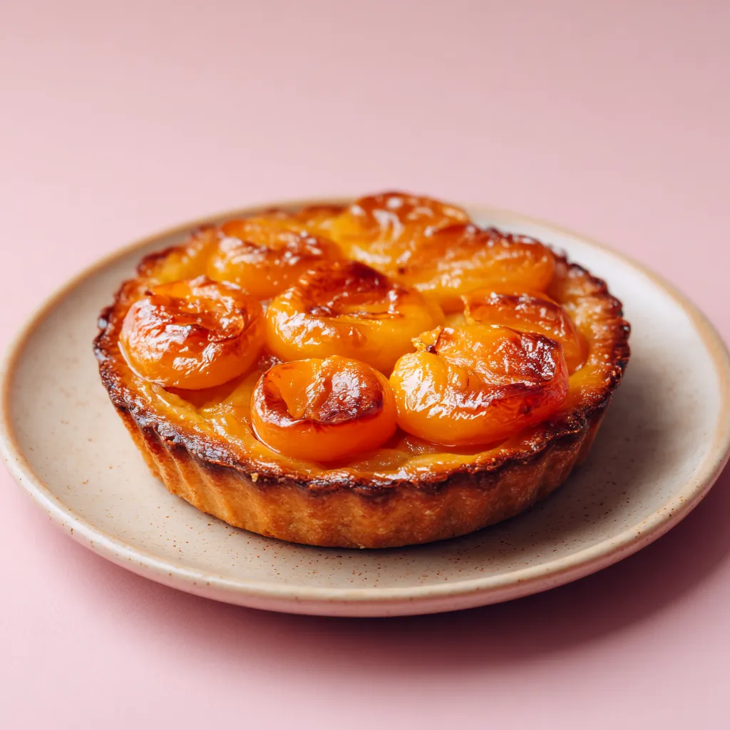 Tarte paysanne aux abricots rôtis au miel